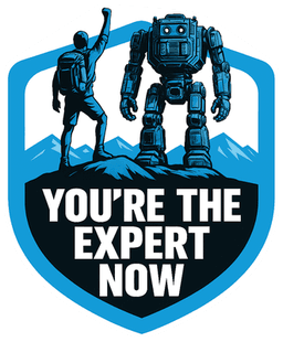 You're the Expert Now